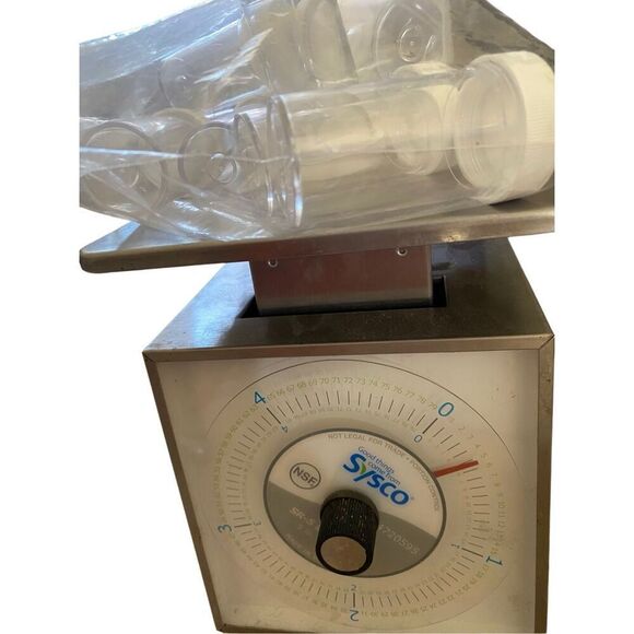 Lot Of 10 Plastic Vials Bottles Jars Containers Home Decor Art Crafts - Picture 3 of 3